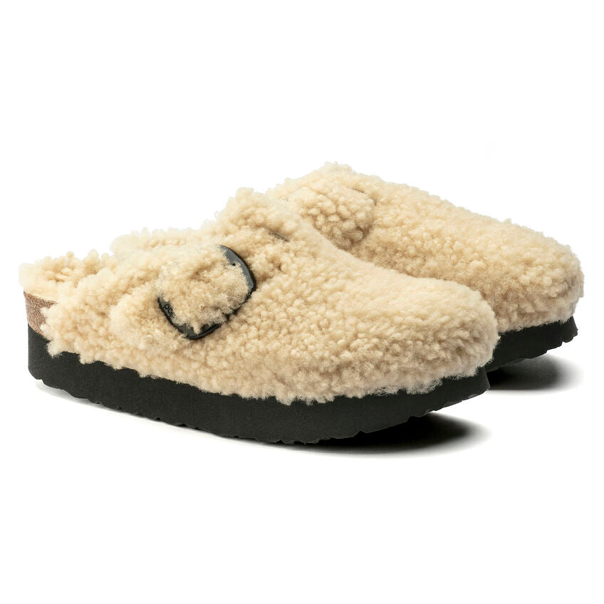 Boston Shearling Teddy Eggshell