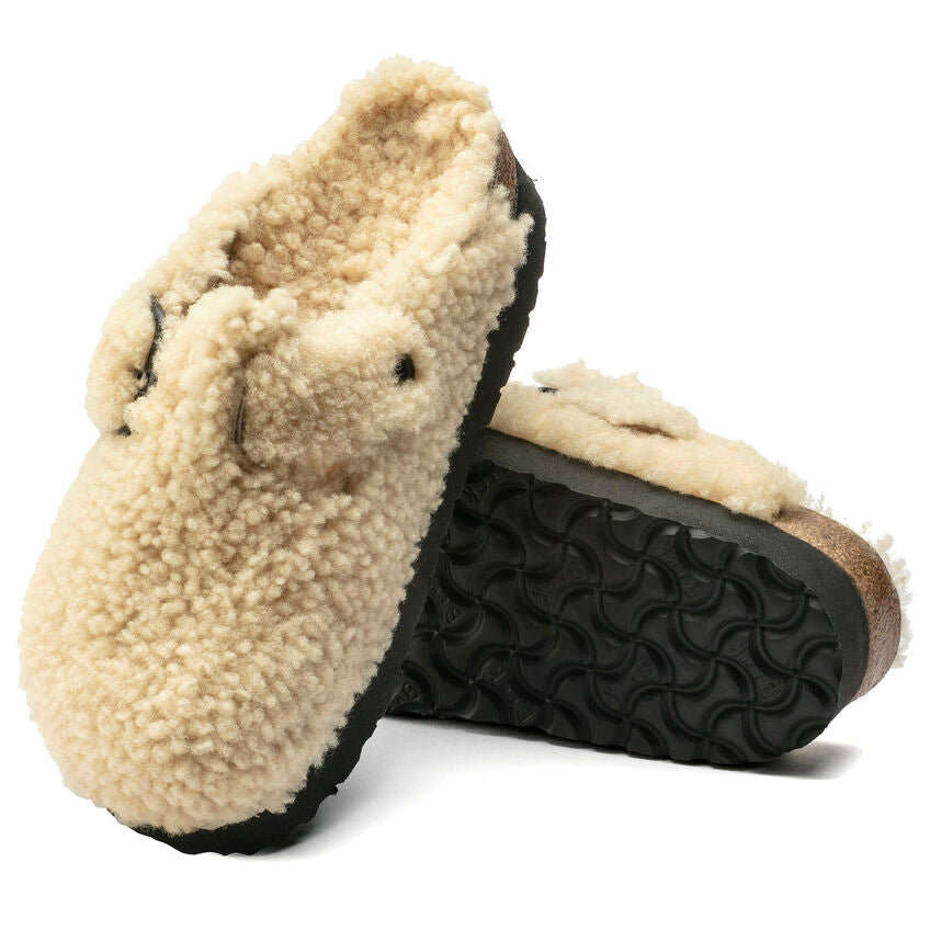 Boston Shearling Teddy Eggshell