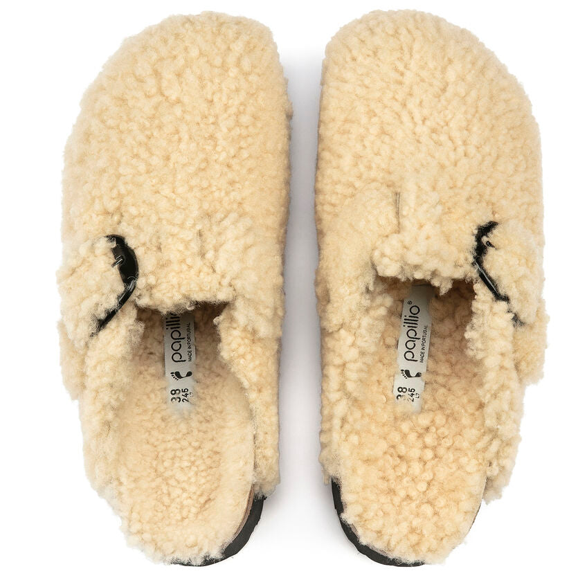 Boston Shearling Teddy Eggshell