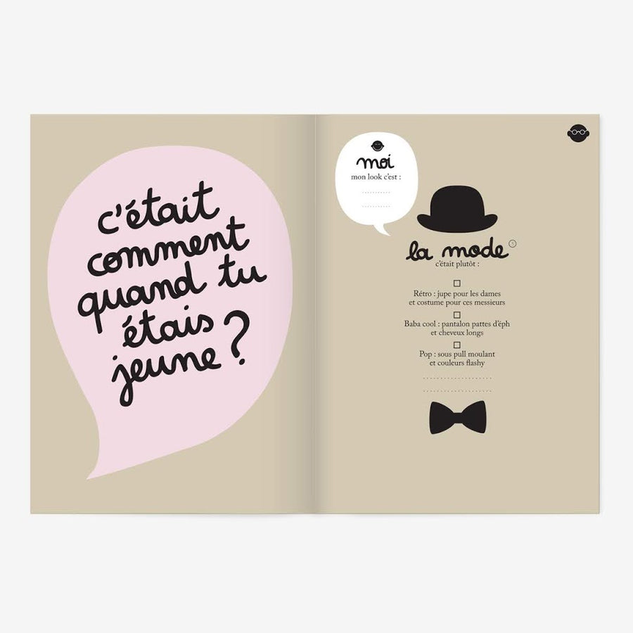 Papi, Mamie et Moi - Livre à Remplir à Deux