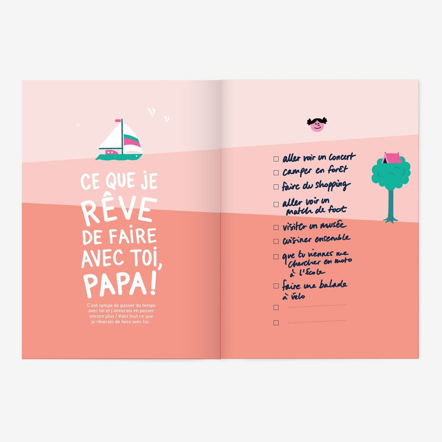 Tel Père, Telle Fille - Livre à Remplir à Deux