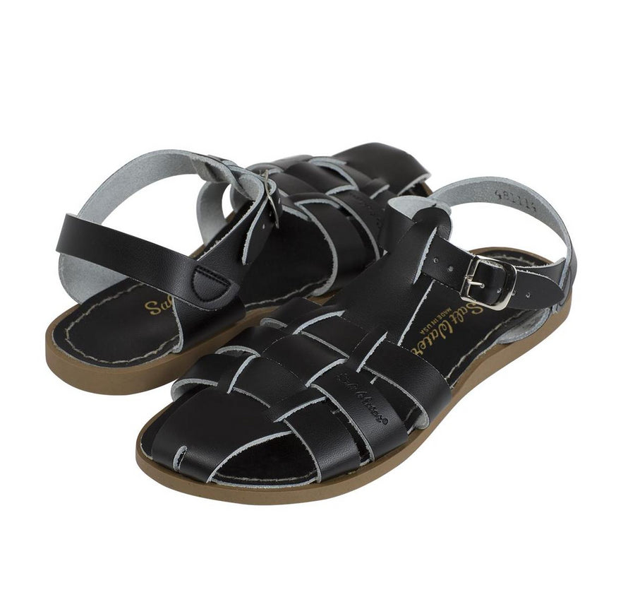 Salt Water - Sandals - Sandals Shark Original Black