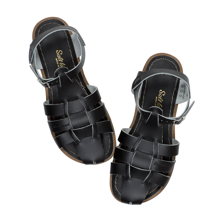 Salt Water - Sandals - Sandals Shark Original Black