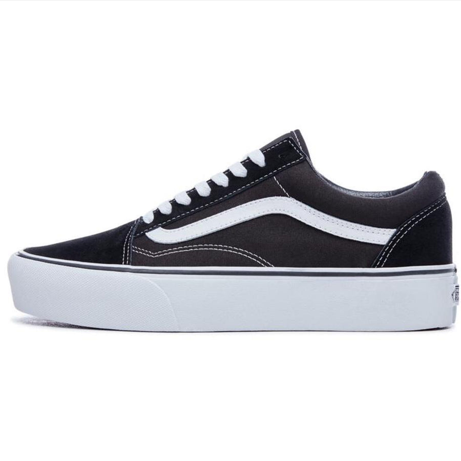 Vans - Sneakers - VANS Old Skool Platform - (Suede/Canvas) Black-White