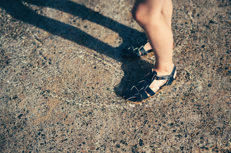 Salt Water - Sandals - Sandals Shark Original Black