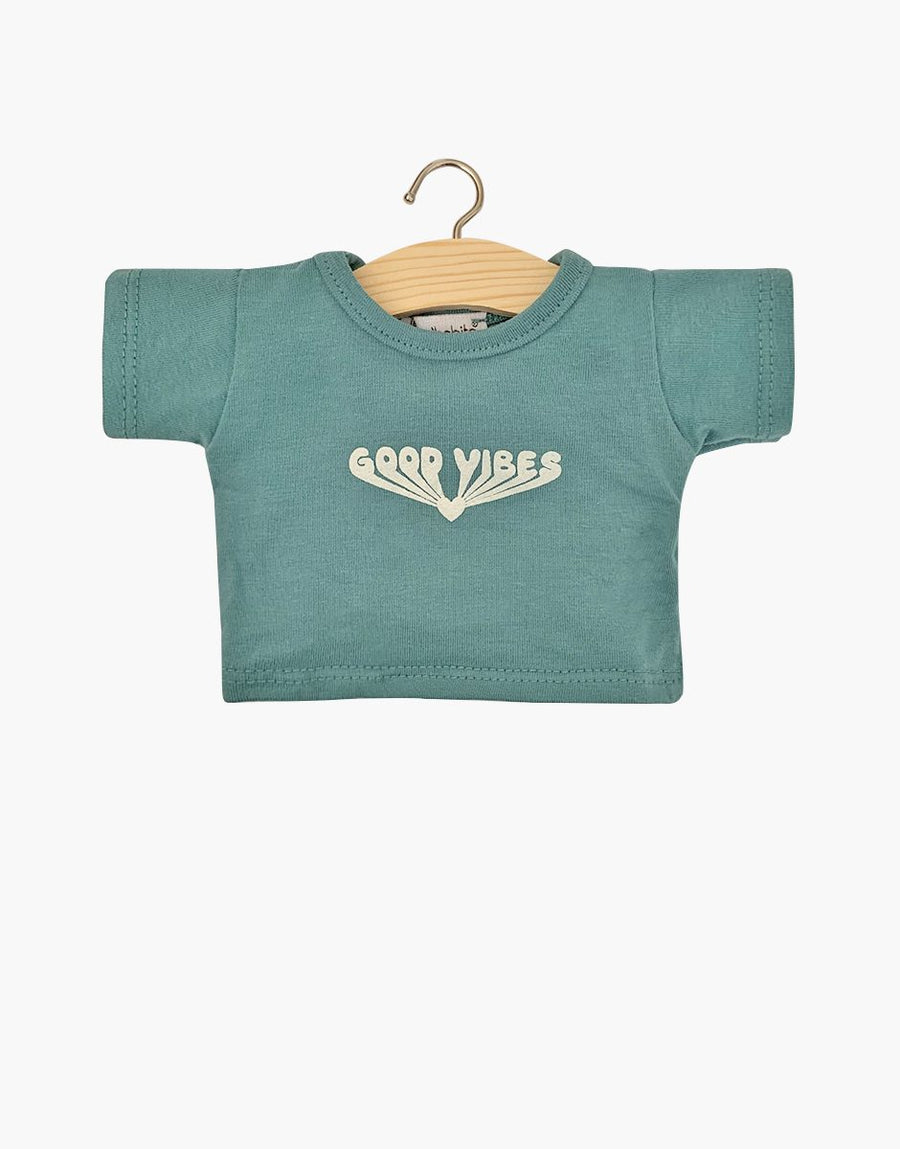 Gordis - Tshirt vert d'eau Good Vibes