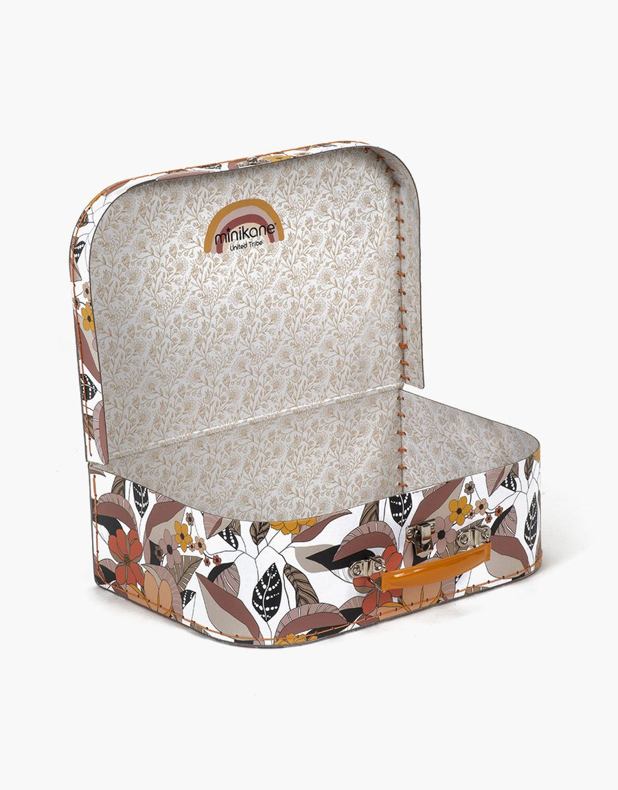 Grande valise imprimée