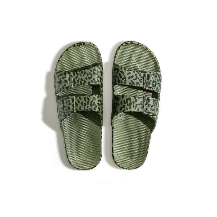 Freedom Moses - Sandals - Slippers Freedom Moses Prints Leo Cactus