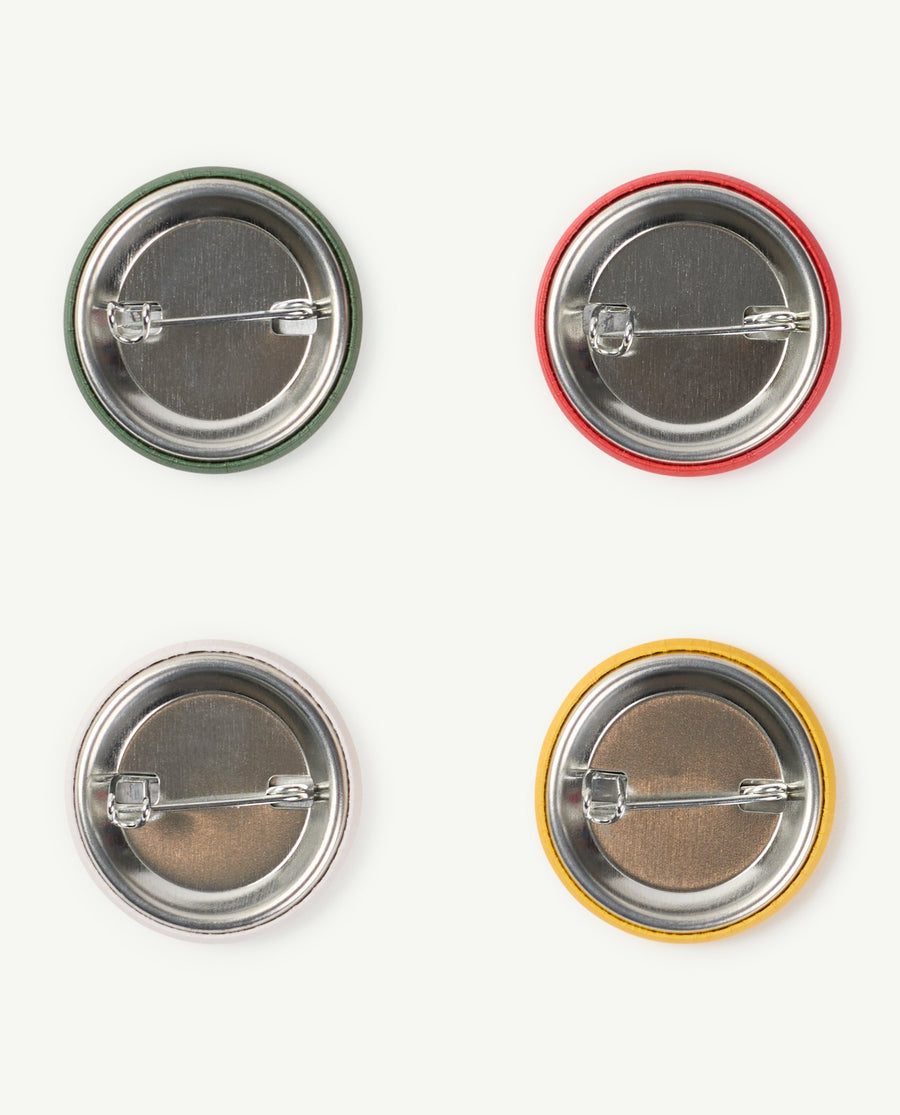 Button White Badge