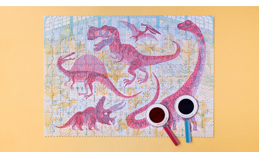 DISCOVER THE DINOSAURS PUZZLE