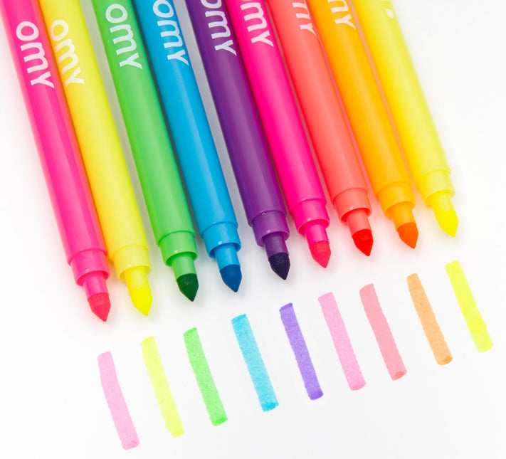 9 Feutres Fluo