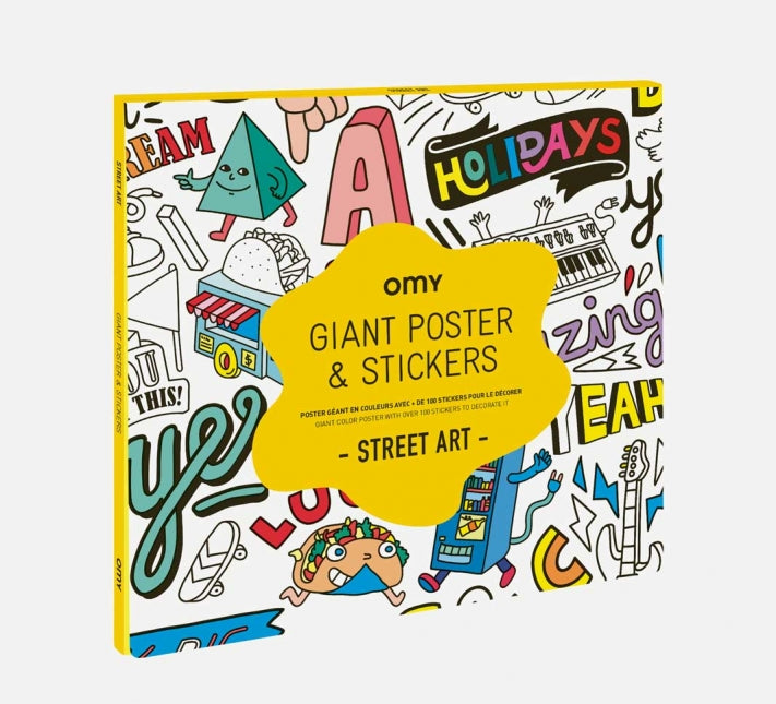 Street Art - Sticker Poster