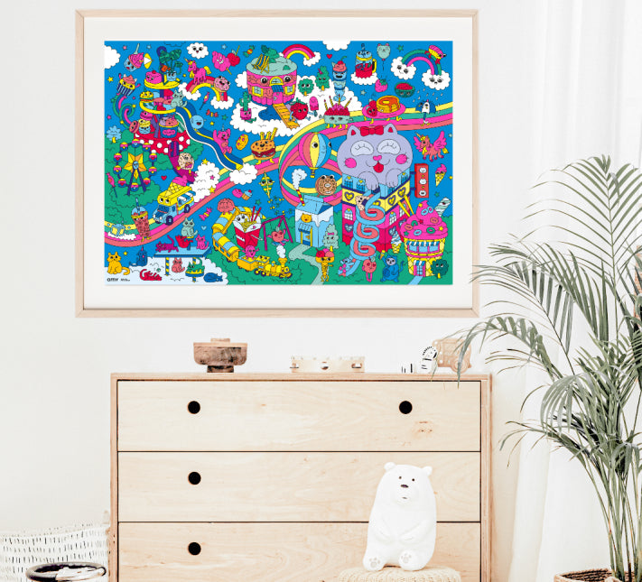 Kawaii - Sticker Poster