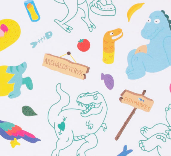 Dino - Notebook + Stickers