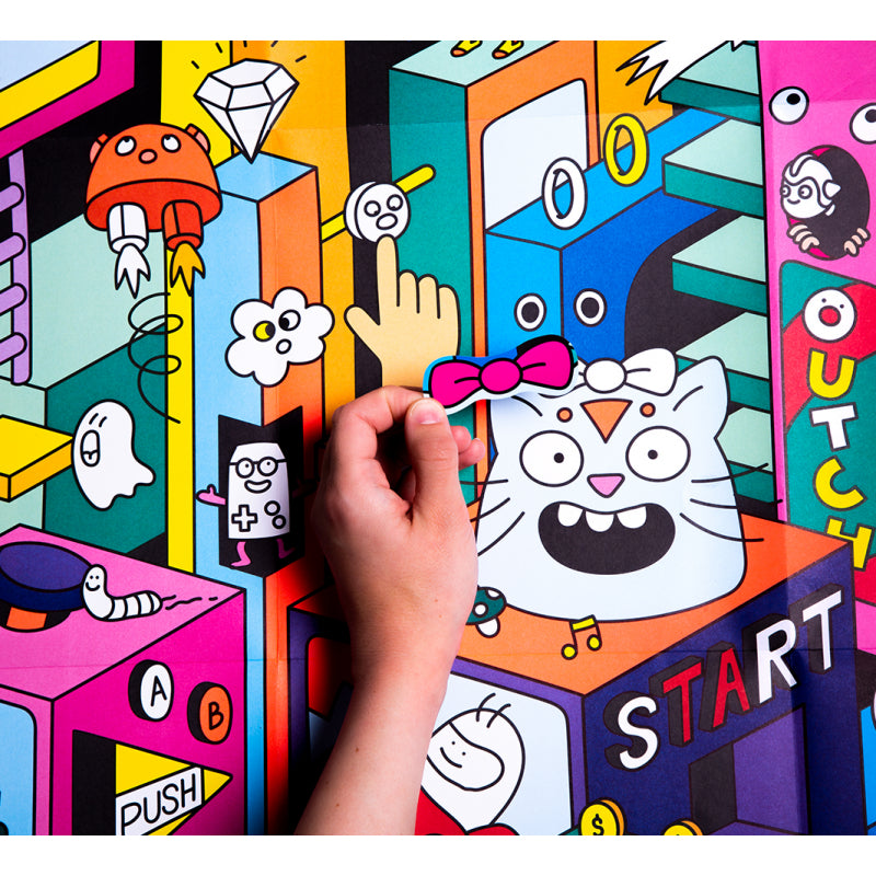 Video Game - Sticker Poster